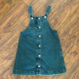 Girls Zara black denim jumper